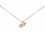 Fossil Collana Da Donna Personalizzata, Lunghezza Totale: 40 Cm + 5 Cm Di Estensione Della Catena In Acciaio Inossidabile Oro Rosa, JF03046791