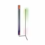 LEDVANCE SMART+ WIFI piantana LED angolare, 140 cm, nera, 14 W, 1170 lm, luce bianca e colorata regolabile, dimmerabile, funzione ritmo musicale, lunga durata, controllabile tramite app, 2700-6500K