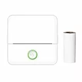 docooler Stampante Tascabile da 2 pollici Stampante termica portatile Connessione BT wireless per etichette fotografiche Elenco con 1 rotolo di carta termica Compatibile con sistema Android iOS