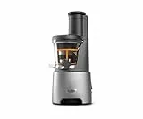 Kenwood PureJuice XL JMP85.​000SI, Estrattore Frutta e Verdura con Contenitore Polpa e Brocca per Succo, Tubo di Alimentazione XL, Tappo Antigoccia, Potenza 230W, Argento