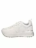 Liu Jo Jeans Liu.Jo Sneakers Donna in Pelle Modello Maxi Wonder 01 Colore Bianco Modello BA3013P010201111 Bianco White