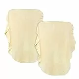 ILLUVA Pelle di Daino per Auto 2 Pezzi (60x40 cm), Grande Pelle di Daino per Auto Professionale Panno per Pulizia, Asciugatura, Lucidatura - Super Assorbenti
