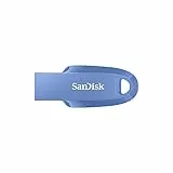 SanDisk Flash Drive USB 3.2 Ultra Curve da 64 GB Blu marino fino a 100 MB/s