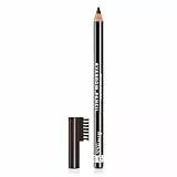 Rimmel London Matita Sopracciglia Professional Eyebrow Pencil, Formula a Lunga Durata, Pettinino Incorporato, 001 Dark Brown, 1,4 g