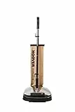 Hoover Lucidatrice Pavimenti Polisher F38PQ/1 011,con sacco, Cromato, 7.2 kg, 800 W, 3 Litri, 95 decibel, Parquet Special, Protezione Mobili, Tre Spazzole, Marrone