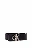 Calvin Klein Jeans - Cintura donna in pelle con monogram - Misura 75