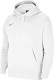 Nike Team Club 20 Hoodie Felpa con Cappuccio, Bianco/Lupo Grigio, L Uomo