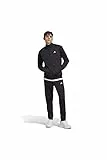 adidas, M Lin Tr Tt Ts, Tuta Da Ginnastica, Nero/Nero/Nero/Bianco, L, Uomo