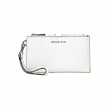 Michael Kors Jet Set DBLZP Wristlet, Borsa Donna, Optic White