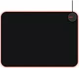 AOC AGON AM700 Tappetino mouse - retro antiscivolo con un massimo di 16,8 milioni di colori RGB, cavo da 1,8 metri, nero