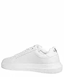 Calvin Klein Jeans Sneakers Suola Grossa Uomo Chunky Cupsole Monologo Scarpe, Bianco (White), 42 EU