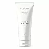 MÁDARA Organic Skincare | Infusion Blanc Supreme Hydration Body Lotion - 200ml, formula leggera che aumenta l'umidità, con estratto di avena ammorbidente, idratante, ringiovanente, Vegan