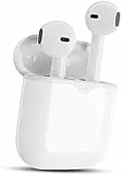 Doboli Cuffie Bluetooth 5.3 [Certificato MFi Apple] AirPods, Cuffie sportive wireless,Cuffie Senza Fili in Ear Controllo Touch IPX7 Cuffiette Bluetooth,carica veloce,Per IOS Android iPhone, bianco
