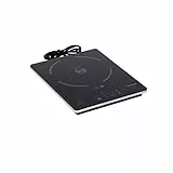 SEVERIN KP 1071 Piastra a induzione 2000W Touch, Piano cottura induzione con temperatura regolabile, spegnimento automatico, timer, Piastra da cucina a basso consumo, 10 livelli, vetroceramica, Nero