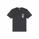 Wrangler Graphic Tee T-Shirt, Faded Black, X-Large Uomini