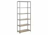 Amazon Brand - Movian Martin - Libreria, 35 x 77 x 185 cm (Lu x La x A), effetto quercia