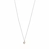 Emporio Armani Collana Da Donna Sentimental, Lunghezza Totale: 350+70mm Catena Regolabile Dimensioni Ciondolo: 13X10mm Collana In Acciaio Inox Oro Rosa, EGS2834221
