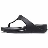 Crocs Infradito da donna con zeppa Boca, Nero, 38/39 EU