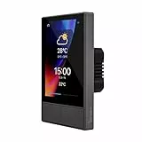 SONOFF NSPanel-US WI-FI interruttore a muro Smart Scene, Smart Light, Temperatura e Umidità All-in-one touchscreen controllo bidirezionale, compatibile con Google Home, Alexa(Black)