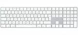 Apple Magic Keyboard con tastierino numerico: Bluetooth, ricaricabile. Compatibile con Mac, iPad o iPhone; Italiano, argento