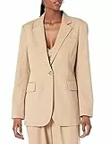 The Drop Ramona Loose Fit Relaxed Blazer, Grigio Pietra, M