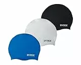 Intex 55991 - Cuffia da Nuoto in Silicone, Colori Assortiti, 8+ Anni