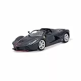 Bburago Maisto Francia – 26022b – Veicolo in miniatura – Ferrari aperta – Scala 1/24, Nero, l'imballaggio può variare