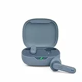 JBL Wave 300 TWS Auricolari True Wireless, Cuffie In-Ear Bluetooth Senza Fili con Microfono Integrato, Impermeabili IPX2, Fino a 26h di Autonomia Combinata, Custodia Ricarica, Blu