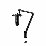 Blue Yeticaster Professional Broadcast Bundle con Microfono Yeti USB, Radius III Shockmount, Braccio Compass, Effetti Blue VO!CE per Registrazione, Streaming, Gaming, Podcasting - Nero