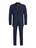 JACK & JONES Jprsolaris Suit Noos Abito in Due Pezzi, Blu (Dark Navy), 46 Uomo