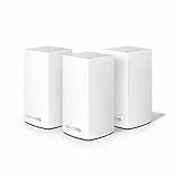 Linksys Vlp0103 Velop Sistema Wifi Mesh per Tutta la Casa, Router/Range Extender Wifi Ac1200 per una Copertura Completa, Copertura fino A 400 M², Filtro Famiglia, Confezione da 3, Bianco