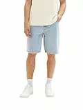 TOM TAILOR Denim 1035518 Bermuda, 1011 – Clean Bleached Blue Denim, XL Uomo