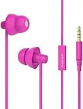 maxrock Auricolari in-Ear per Dormire, Comfortable Rumore Isolatore auricolari Sleep cuffie con Ultra Soft Silicone Perfetta per Insomnia, Side Sleeper, Snoting, Air Travel, Meditazione Rosa