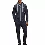 BOSS Set Tuta Tracksuit, Blu Scuro 402, L Uomo