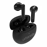 Urbanista Auricolari Wireless, Bluetooth 5.3 In Ear IPX4 Cuffie con Doppio Microfono, 20 Ore di Riproduzione, Controlli Touch, TWS USB C Custodia di Ricarica, Austin, Nero