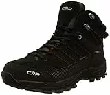 CMP Uomo Rigel Mid Trekking Shoe Wp Scarpe da Trekking, Nero, 45 EU