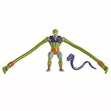Masters of the Universe Origins - Personaggio Sssqueeze Ascesa degli Snake Men, action figure da collezione con accessorio da combattimento e mini fumetto, giocattolo per bambini, 6+ anni, HKM78