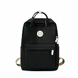 Hileyu Zaino Leggero per Uomini e Donne Zaino da Scuola per Laptop da 14 Pollici Zaino da College Casual con Tracolla Regolabile Zaino Leggero per Scuola, Lavoro e Viaggi All'aperto (Nero)