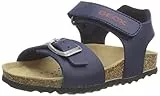 Geox B Sandal Chalki Boy, Sandali Bambini e ragazzi, Blu/Rosso (Navy/Dk Red), 24 EU
