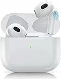 Ymdei Cuffie Bluetooth,Auricolari Bluetooth 5.3 Wireless con HiFi Stereo Cancellazione Rumore,Bassi Icmmersivi,IPX7 Impermeabile,Controllo Touch,30 Ore di Riproduzione,per Android/IOS,Bianco-aa