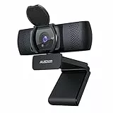 AUSDOM Webcam 4K UHD 8MP Autofocus Webcam con Microfono, Copertura Privacy, Plug and Play USB Computer Web Camera per Pro Streaming/Insegnamento Online/Videochiamate/Zoom/Skype