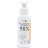 Gel Arnica 100 ml, Arnica per Cavalli Uso Umano 98%, Pomata Arnica Estrema con Vitamina E, Menta e Lavanda, 100% Made in Italy - FITOATTIVI (100 ml)