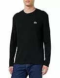 Lacoste Th0123, T-Shirt Uomo, Noir, L
