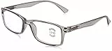 The Reading Glasses Company Pep Reading Glasses, Grigio, 1,00 Diottrie Unisex