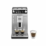 De'Longhi Autentica Perfetto ETAM29.510.SB Macchina da Caffè Automatica per Espresso e Cappuccino, 13 livelli di macinatura, Caffè in Grani o in Polvere, 1450 W, Argento/Nero