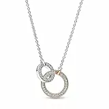 Pandora Collar 382778C01-45 círculos entrelazados