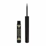 Max Factor Eyeliner Liquido Masterpiece Matte, Formula Vegan, No Transfer e Water Resistant Fino a 12 Ore, Finish Matte, Black, 1.7ml