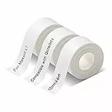 Qutie Etichette Adesive Termiche - Produzione Originale, 15mm Compatibile con PRT Qutie & MakeID L1 Etichettatrice, Impermeabile Per la Casa, i Vasi da Cucina (Bianco003, 3 Roll)
