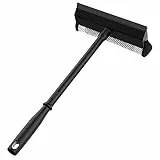 MR.SIGA tergivetro per auto, set pulizia vetri 2 in 1 con labbro tergivetro e spugna, nero