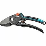 Forbici da Giardino Gardena A/M: Stabili Forbici da Giardino con Tagliente a Incudine, Diametro di Taglio 23 Mm, Impugnatura Antisdrucciolo (8903-20)